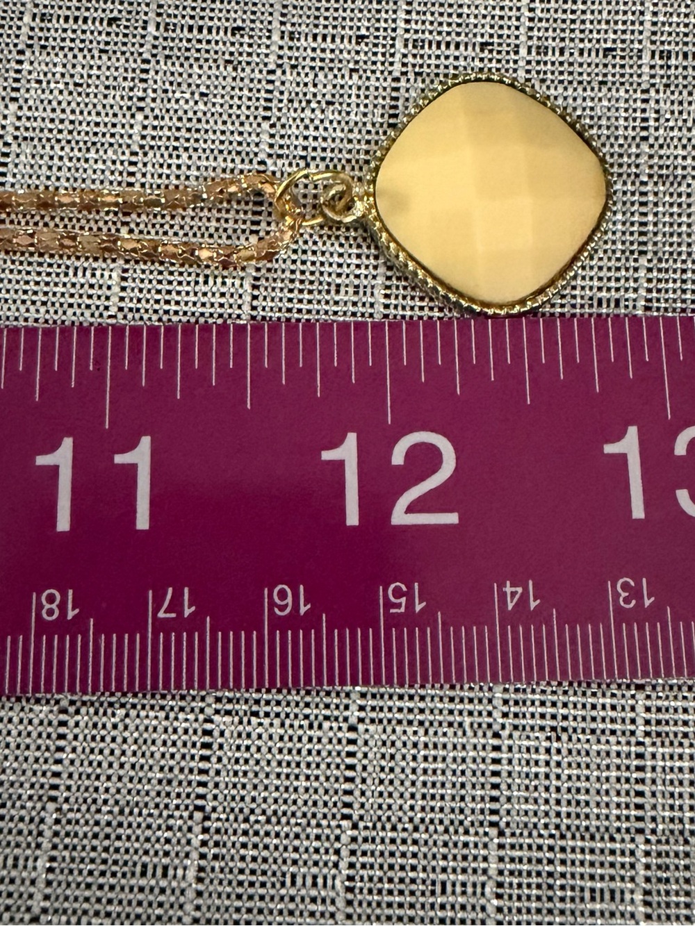 Gold-Tone Women’s Chain Necklace - Elegant Everyday Layering - Picture 4 of 4